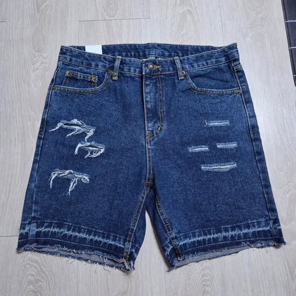 [BUNJANG] Women's Distressed Denim Shorts Size L / 여성 데미지 청반바지 새옷