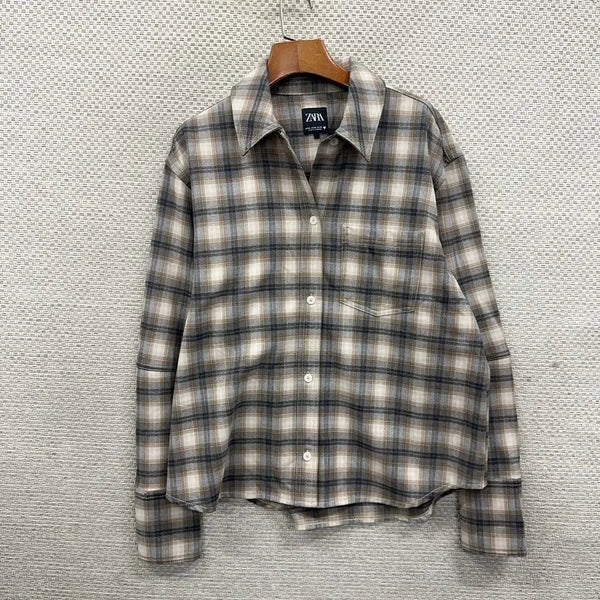 [BUNJANG] Zara Checked Shirt XS / 자라 ZARA 체크 셔츠 XS H00414
