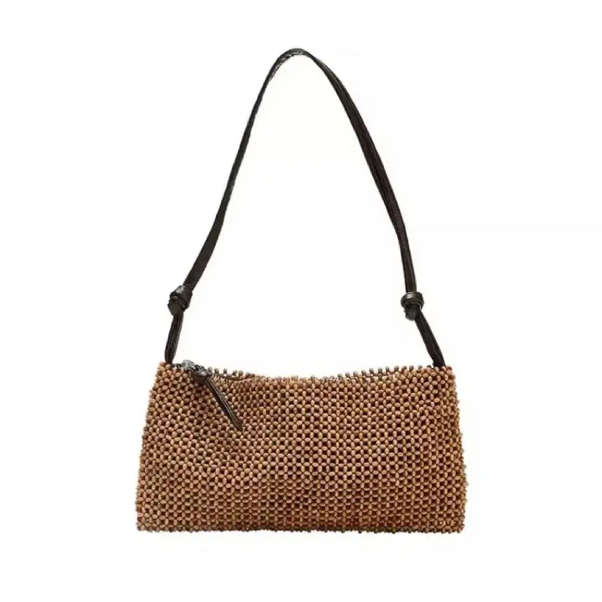 [BUNJANG] Zara Beaded Shoulder Bag / 자라 비즈 숄더백