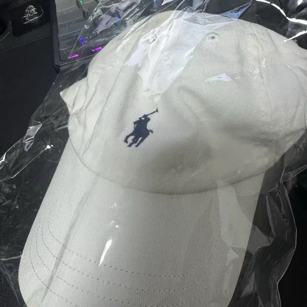 [BUNJANG] Polo Ralph Lauren White Ball Cap / 폴로 볼캡 화이트