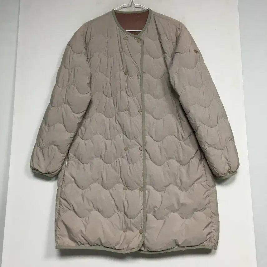 [BUNJANG] KOLON SPORT Women's Goose Down Lightweight Long Padded Jacket (Size 100) / 코오롱스포츠 여성 구스 롱 경량패딩 100