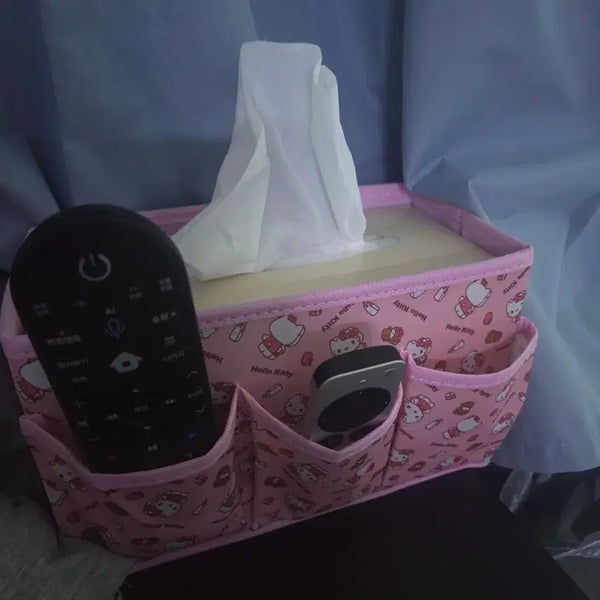 [BUNJANG] Sanrio Hello Kitty Folding Fabric Storage Box / 키티 접이식 패브릭 수납보관함 새것