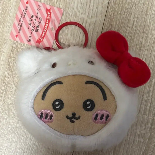 [BUNJANG] Sanrio Usagiyama x Hello Kitty Collaboration Keychain Plush / (희귀템) 우사기x키티 콜라보 키링인형