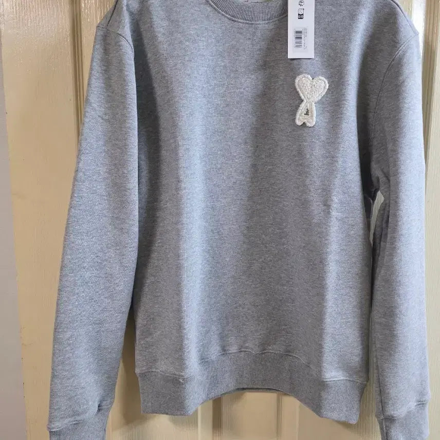 [BUNJANG] AMI Alexandre Mattiussi Grey Sweatshirt L / 아미 맨투맨 그레이L