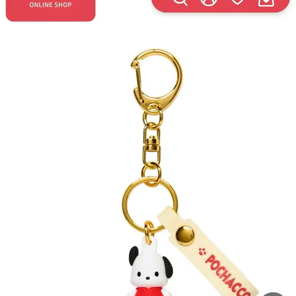 [BUNJANG] Sanrio Pochacco Mini 3D Character Keychain / 산리오 미니 시크릿 입체 키홀더 - 포차코