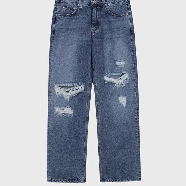 [BUNJANG] Branded Kurabo 51062 Mupa Jeans Wide Straight / 브랜디드 무파진 51062 KURABO SHARP BLADE JEANS [WIDE STRAIGHT]