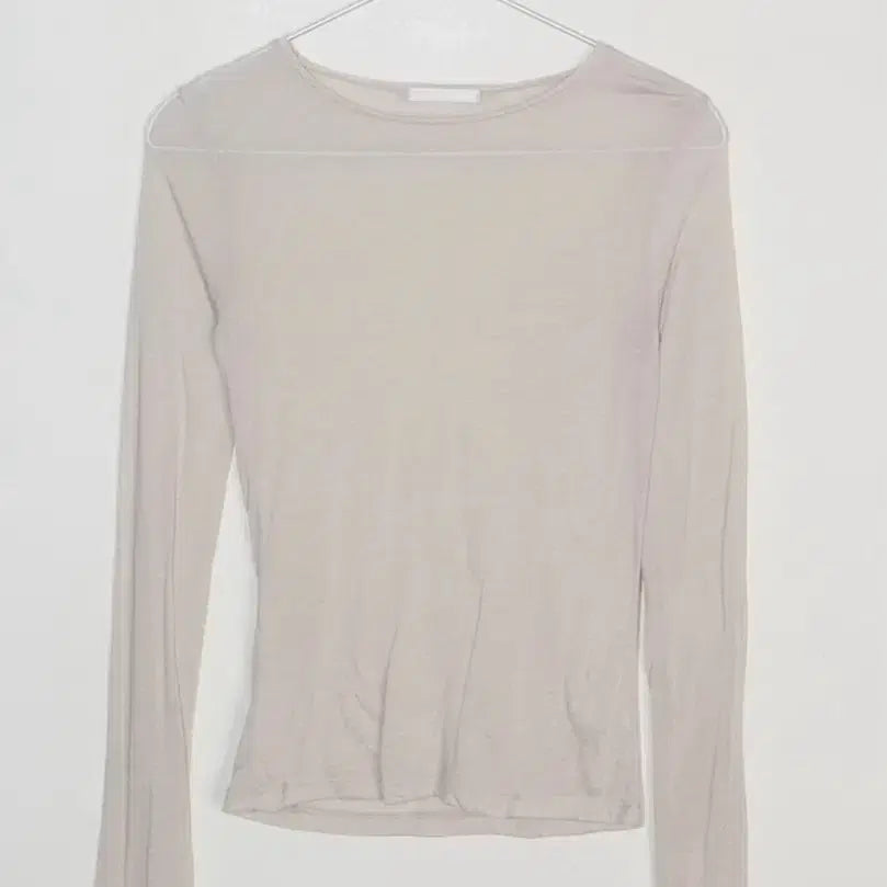 [BUNJANG] Slim Tencel Long-Sleeve Tee / SLIM TENCEL TEE