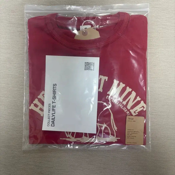 [BUNJANG] Collect Pieces HEAVY BUT MINE T-Shirt Red / [L]컬렉트피시스 HEAVY BUT MINE 티셔츠 레드