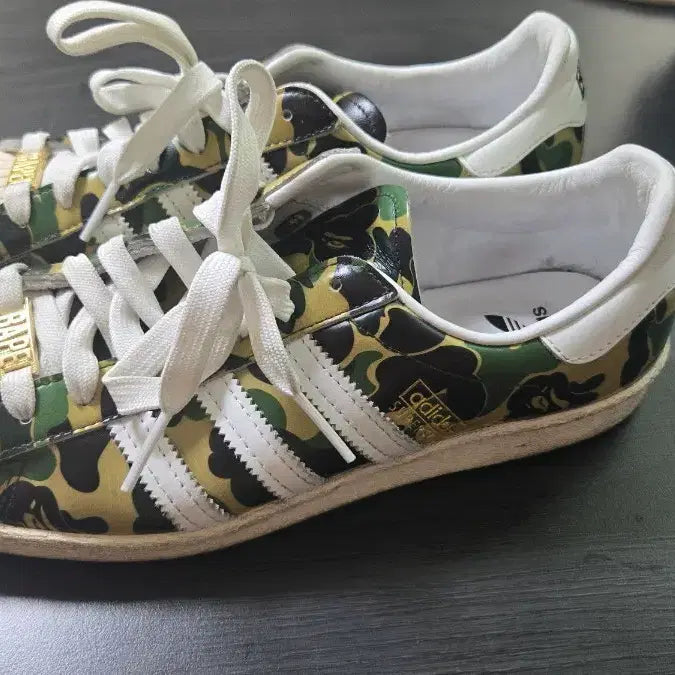 [BUNJANG] Adidas Superstar Bape Camo Sneakers / 아디다스 슈퍼스타 베이프 카모 스니커즈 265
