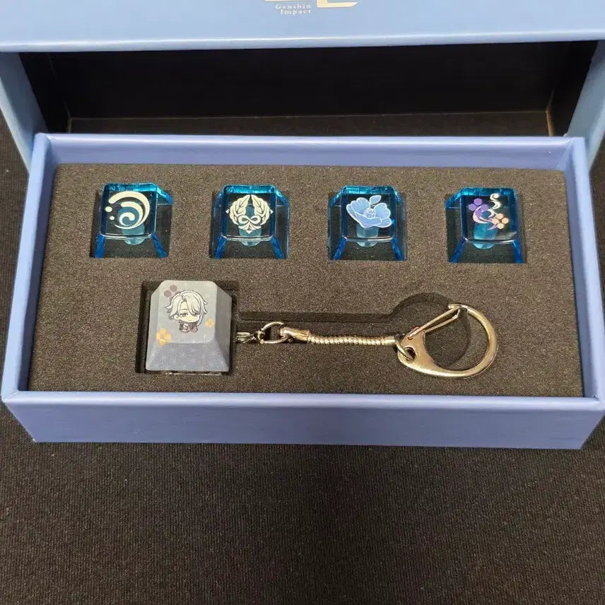 [BUNJANG] Genshin Impact Kaedehara Kazuha Keycap & Keyring Set / 원신 pc라운지 아야토 키캡 키링
