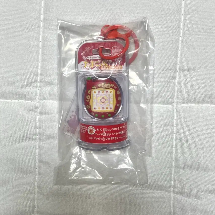 [BUNJANG] Tamagotchi Custom Keychain Holder, Mamechi Apple / 다마고치 커스텀 키링 키홀더 가챠 사과 메메치 새상품