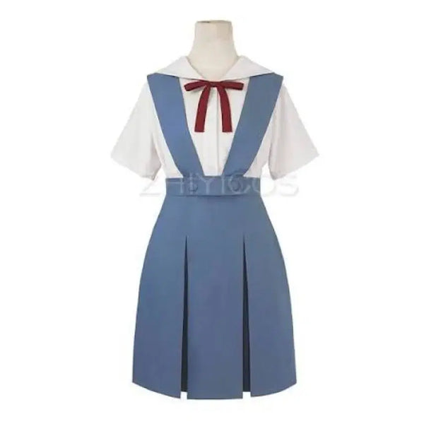 [BUNJANG] Evangelion Asuka and Rei Cosplay Uniform Set / 에반게리온 여자교복 의상 세트