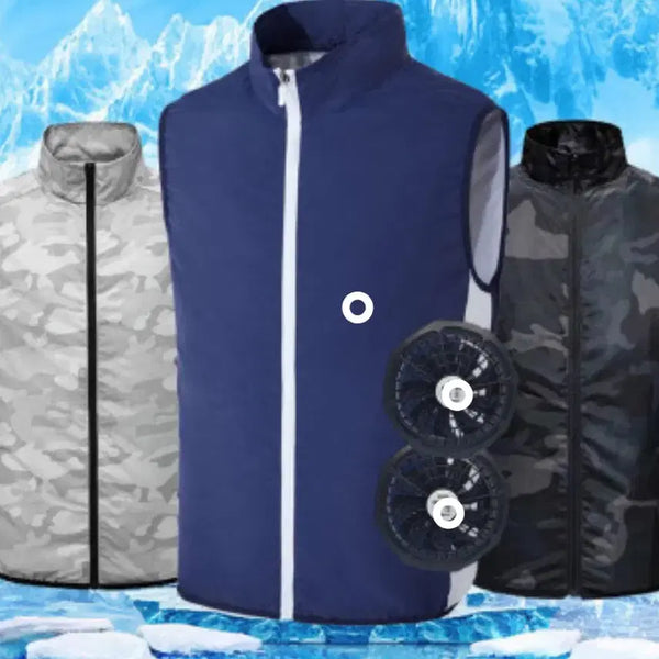 [BUNJANG] Cooling Vest with Fan / 여름철 쿨링 조끼 선풍기 조끼 미개봉 새상품