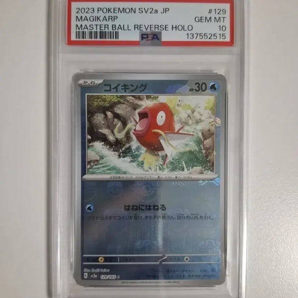 [BUNJANG] Pokemon Card Magikarp Master Ball PSA 10 (Japanese) / 포켓몬카드 일판 잉어킹 마스터볼 psa10