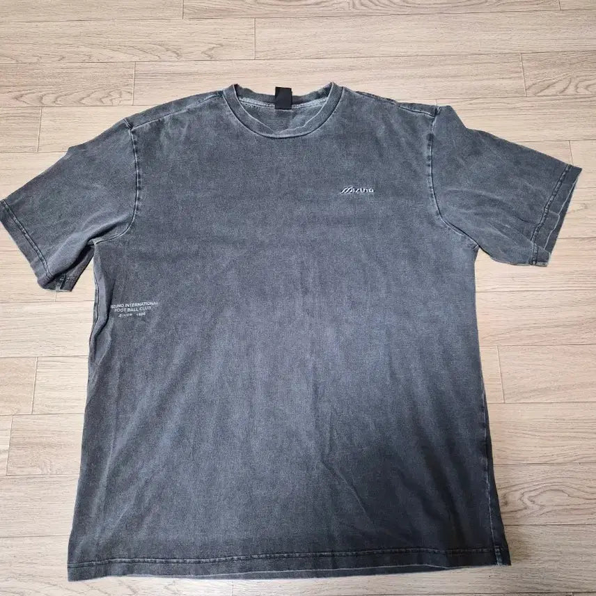 [BUNJANG] Mizuno Washed Short Sleeve T-Shirt Grey 2XL / 미즈노 워싱 반팔 티셔츠 그레이 2XL
