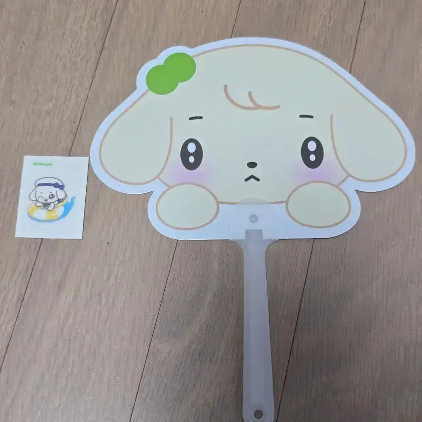 [BUNJANG] IVE Mini IVE Yujin Fan & Sticker Set / 아이브 팝업 미니브 유진 안지 부채 띠부띠부씰 세트