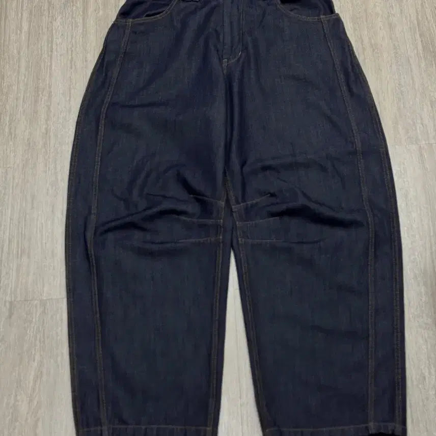 [BUNJANG] 9999 Archive x Heo Yul Technical Curved Denim Pants / [3] 9999아카이브X허율 테크니컬 커브드 데님 팬츠