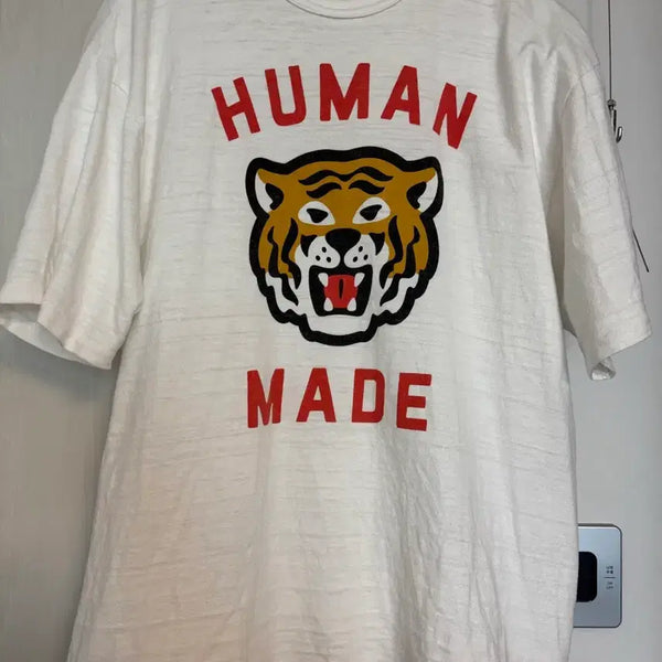 [BUNJANG] Human Made Tiger Graphic T-Shirt White L / 휴먼메이드 타이거 그래픽 티셔츠 L 화이트