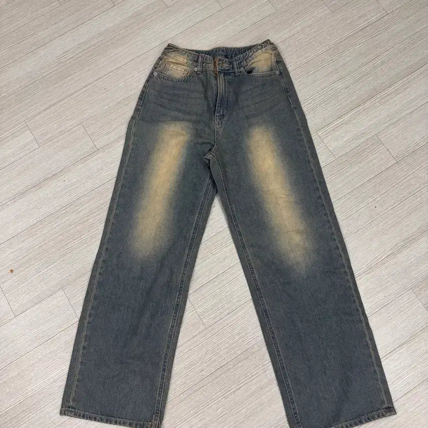 [BUNJANG] SPAO Washed Cool Denim Jeans Vintage Blue / 스파오 워싱 쿨데님진 빈티지블루 27(70)