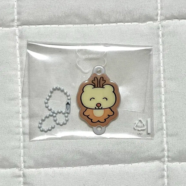 [BUNJANG] Hihiclub Rudolph Santa Christmas Soft Charm Keyring / 히히클럽 루돌프 산타 크리스마스 말랑이 키링 새상품 판매