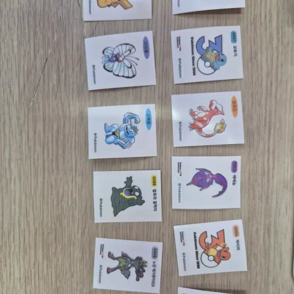 [BUNJANG] Pokemon Stickered Seal Bundle Set / 포켓몬 띠부씰 일괄 팝니다