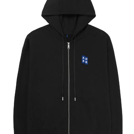 [BUNJANG] Ader Error Significant TRS/BL Tag Hood Zip-Up 02 Black M / 아더에러 시그니피컨트 TRS/BL 태그 후드 집업 02 블랙 M