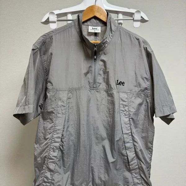 [BUNJANG] LEE Half Zip-up Anorak Short Sleeve T-Shirt - Size M / LEE 리 하프 집업 아노락 반팔 M사이즈