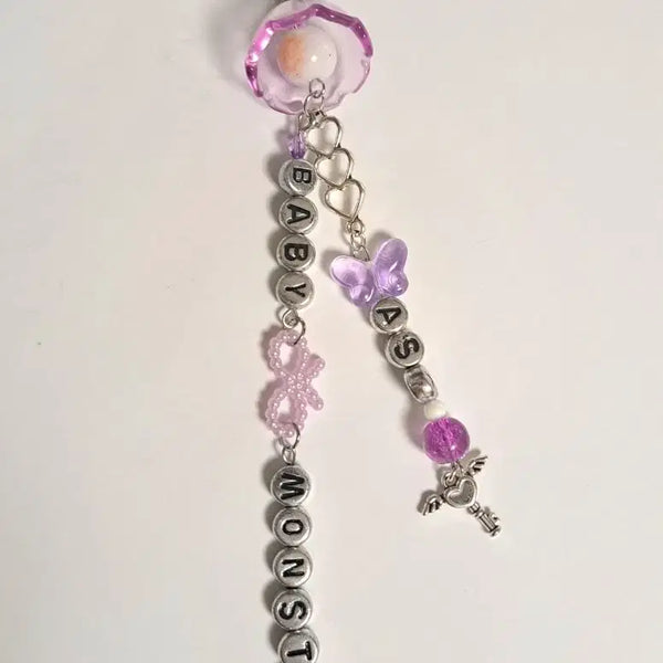 [BUNJANG] BABYMONSTER Asa Initial Keyring / 베이비몬스터 아사 이니셜키링