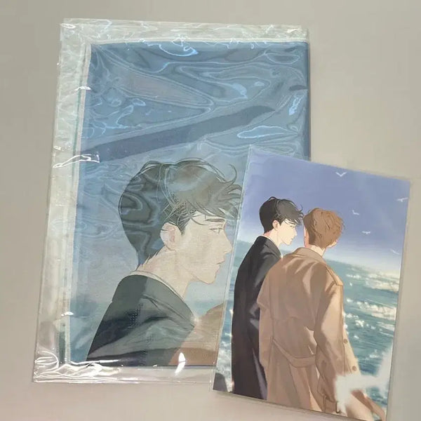 [BUNJANG] Pat Cha Artist 'Byeonho-doem Gangcha' Poster & Postcard Set / 팥차님 변호됨 강차 포스터&엽서 세트 판매