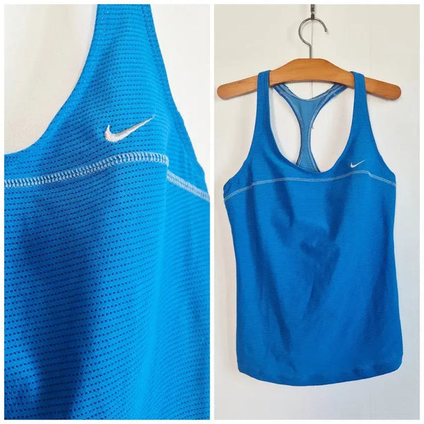 [BUNJANG] Nike Blue Racerback Tank Top (S) / [S] 나이키 블루 레이서백 탱크탑 / Nike
