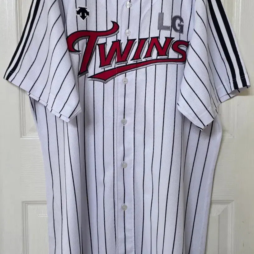 [BUNJANG] LG Twins Descente Player Issue Home Baseball Jersey / LG트윈스 데상트 지급용 홈 유니폼