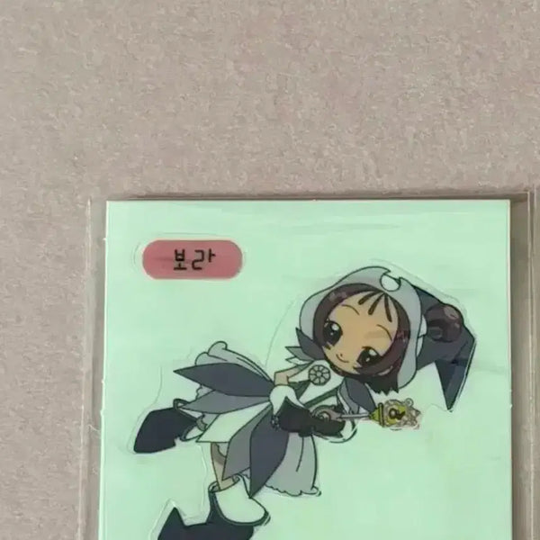 [BUNJANG] Magical Doremi Seal Sticker Classic Stationery Large Seal Sticker / 꼬마마법사레미 씰스티커 고전문구 왕씰스티커