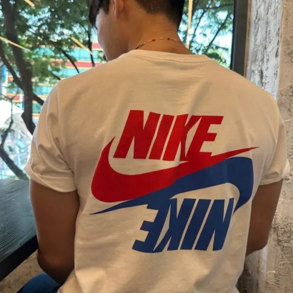 [BUNJANG] Nike Korean Typography Short Sleeve T-Shirt White / 나이키 반팔  한글 티셔츠(새상품)