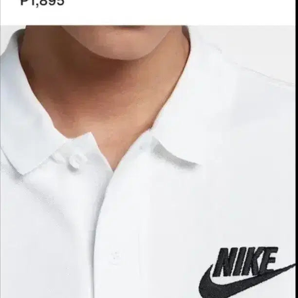[BUNJANG] Nike Men's White Cotton Polo Shirt XL / 나이키(신형.남105작은110)카라티 XL