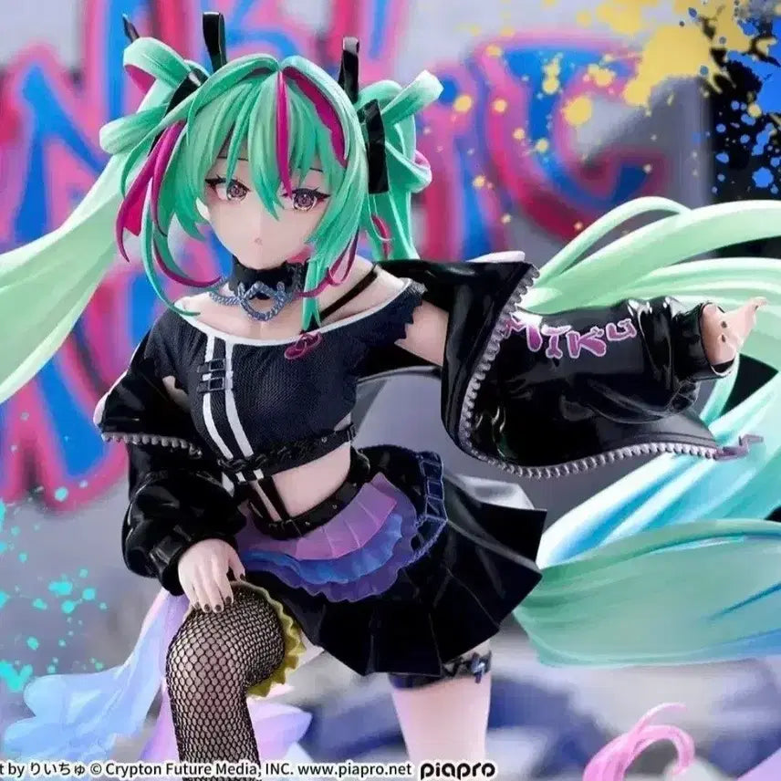 [BUNJANG] Sega Figuremism Hatsune Miku Punk Figure (Sealed) / [미개봉]세가 피규어리즘 하츠네 미쿠 펑크 punk 피규어