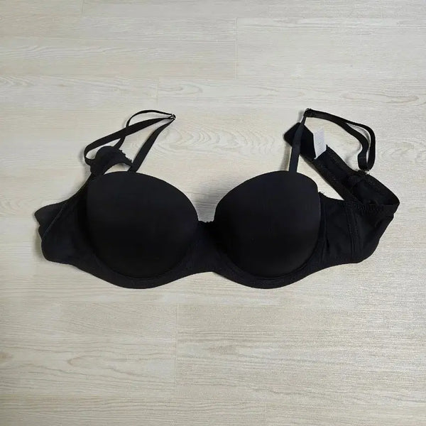 [BUNJANG] Black Push-Up Bra / 블랙 볼륨업 브라(와이어ㅇ.세탁ㅇ)