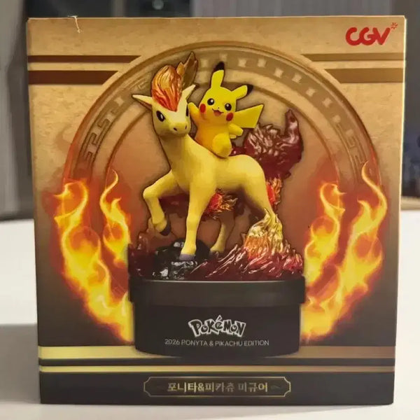 [BUNJANG] CGV Pokemon Ponyta & Pikachu Figure (Unsealed) / CGV 포켓몬스터 포니타&피카츄 피규어 단순 개봉품