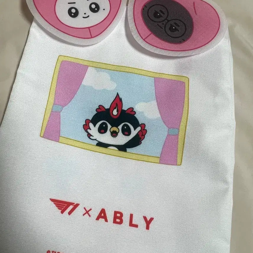 [BUNJANG] T1 Ably Tarpaulin Bag & Pouch & Hair Patch Bundle Set / 티원 ABLY 타포린백&파우치&헤어패치 일괄 판매