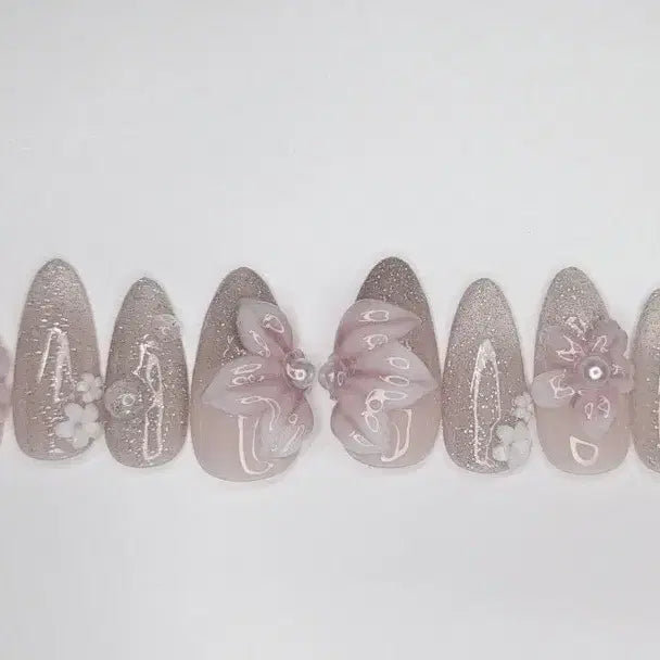 [BUNJANG] Plum Blossom Nail Tips / 매화네일팁
