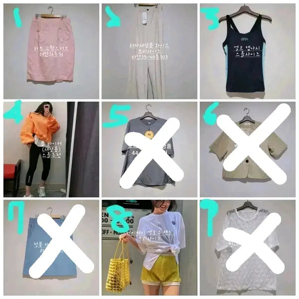 [BUNJANG] Assorted Women's Clothing and Accessories - Various Brands / 떨이 개당 1000원 새상품 메이커 타임 포함