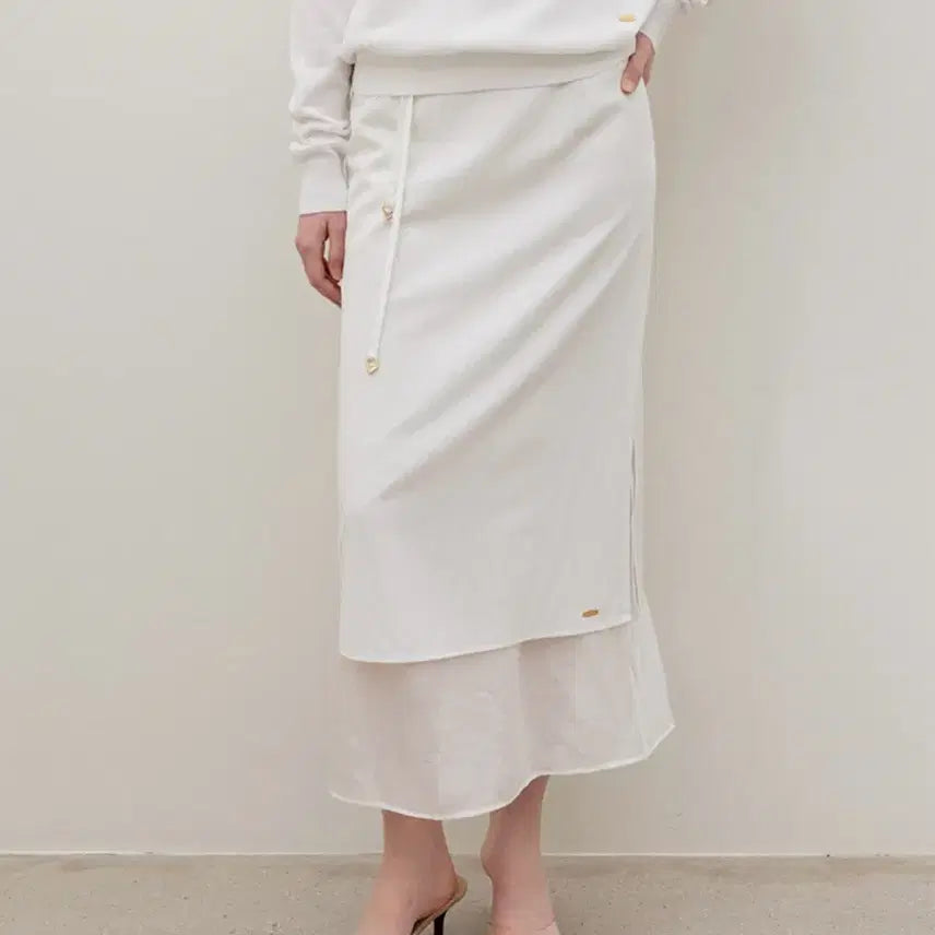 [BUNJANG] Leimei Sheer Layered Skirt / 새상품 르메메 시어 레이어드 스커트