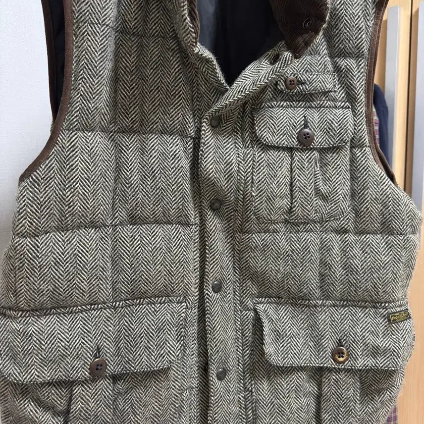 [BUNJANG] Polo Ralph Lauren Alpaca Down Vest / 폴로 랄프로렌 알파카 덕다운 패딩 베스트
