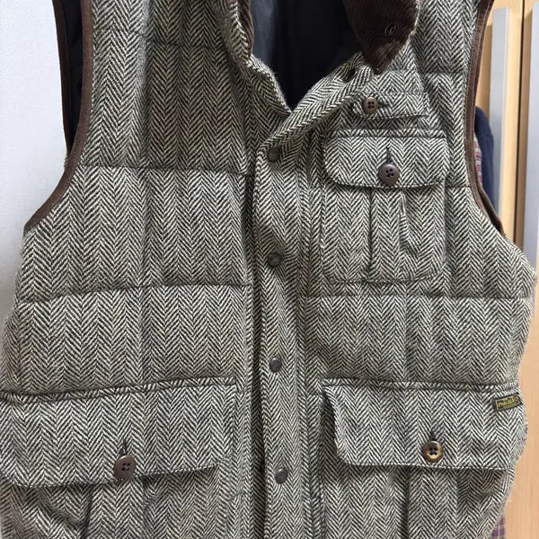[BUNJANG] Polo Ralph Lauren Alpaca Down Vest / 폴로 랄프로렌 알파카 덕다운 패딩 베스트