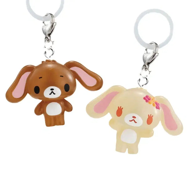 [BUNJANG] Sanrio Sugar Bunnies Mesilushi Keyring Bandai Gacha / 산리오 슈가바니즈 메지루시 키링 슈가버니즈 반다이 가챠 쿠로우사 하나우사