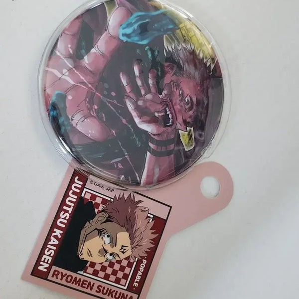 [BUNJANG] Jujutsu Kaisen Ryomen Sukuna Original Art Can Badge & Straw Pick Bundle / 주술회전 료멘스쿠나 원화 캔뱃지, 주술회전카페 스쿠나 스트로우픽 일괄