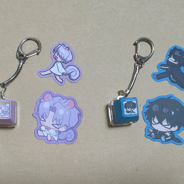 [BUNJANG] The Guild Frontman Lee Gil Won Keycap, Keyring, Sticker Set (Excluding Photocard) / 이웃집길드원 이길원 키캡 키링 스티커 세트(포카제외)