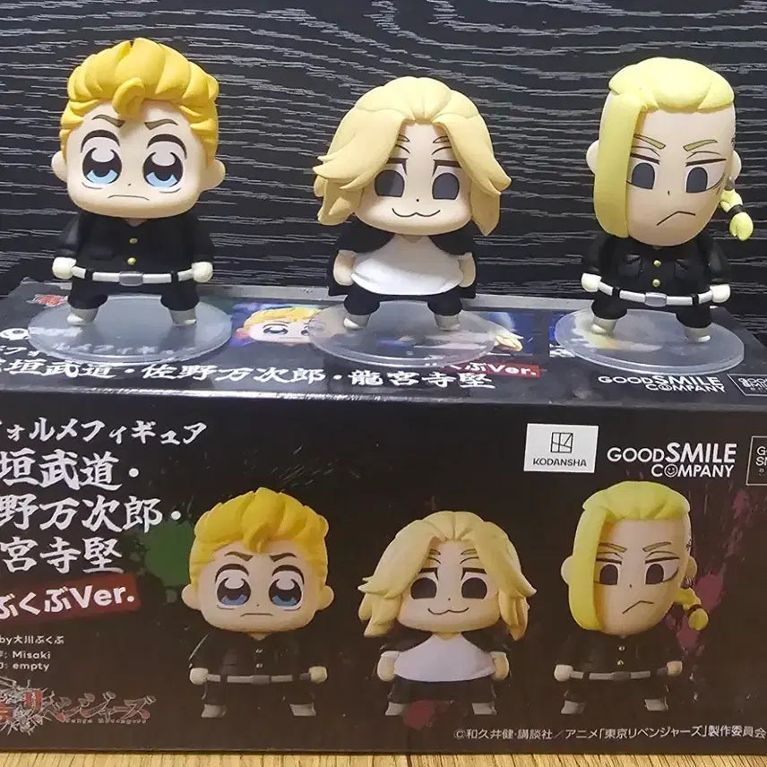 [BUNJANG] Good Smile Company Tokyo Revengers Deformation Figure 3 Set / 굿스마일 도쿄 리벤져스 데포르메 피규어 3종 세트