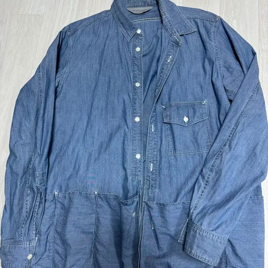 [BUNJANG] Makawear Chambray Shirt / 마카웨어 샴브레이 셔츠 (2)
