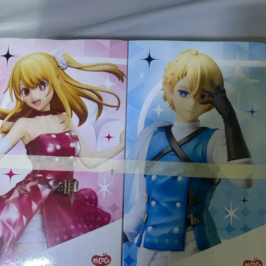 [BUNJANG] Oshi no Ko Ruby & Aqua Elcoco Figure Bundle Set / 최애의 아이 루비,아쿠아 엘코코 피규어 일괄