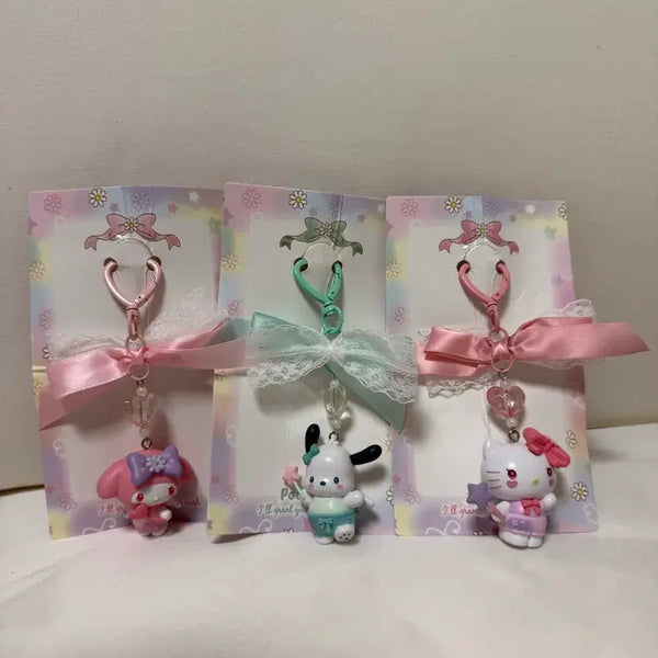 [BUNJANG] Sanrio Hello Kitty, My Melody, Pochacco Character Keyring / [새상품] 산리오 키티, 마이멜로디, 포차코 키링